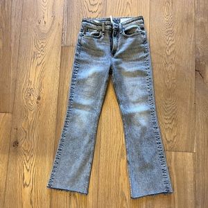 Rag & Bone Nina high rise flare denim. Acid Grey wash. Worn once